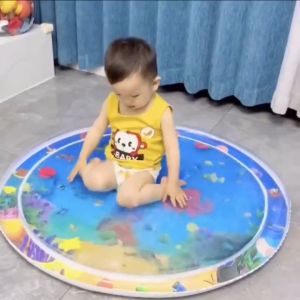 เบาะพองลม เสื่อเล่นน้ำทารกเป่าลม เพลยิม เบาะน้ำเด็ก เพลยิม เพลยิมน้ำ เบาะน้ำของเล่น ปั๊มต้องซื้อแยกต่างหาก เสื่อเป่าลม ใส่น้ำได้ pvc Water Play Mat ของเล่นสำหรับเด็ก
