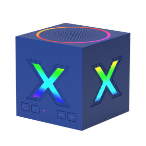 RGB Cube Bluetooth Speaker Portable Gaming Ambient Light Wireless Speaker Support TF Card AUX Handsfree Call