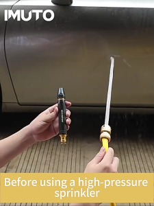 IMUTO Premium High Pressure Hose For Water PVC Car Washer Portable Heavy Duty With Spray Gun DIY Meters Water Pipe