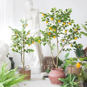 ZHIZHOU | Artificial Plant Lemon Tree Pot