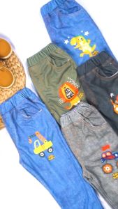 Celana Panjang Anak Laki Laki Motif Print Clover Pants 1-10 Tahun