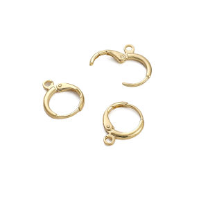 2-20ชิ้น/ถุง14K ตะขอเกี่ยวหูซีลเหล็กห้อยเดี่ยวจากทองเหลืองเคลือบทองฝรั่งเศส925สำหรับการทำต่างหูแฟชั่น DIY