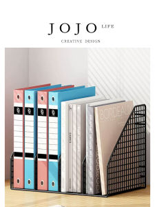 Extended Office Desk Bookshelf Mr. Grocerys L PD Metal Storage Rack for Books And Stationery Long Desktop Organizer