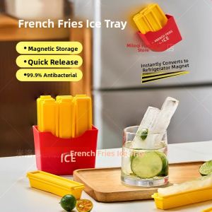 MONLEYTA | Food Grade Long Strip Ice Cube Mold Home Use Baby Food Ice Making Mold Snow Cone Square Mold Ice Making Tool