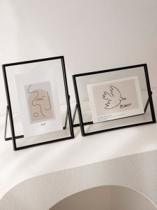 Photo Printing Glass Transparent Photo Frame Album Decoration Metal 8 Table 6-Inch A4 Wall Hanging 7 Scandinavian Ins Minimalist