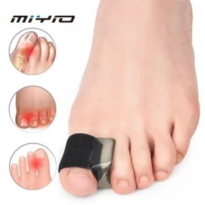 MIYIO 2Pcs Silicone Toe Spreader Separator Bunion Hallux Valgus Corrector Thumb Finger Correction Straightener Foot Care Tool