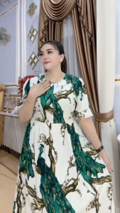 Pacuka – Daster Resleting Depan Busui Friendly Leher Kra Bawah Mayung