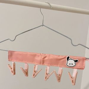 Multifunctional Telescopic Coat Hanger Foldable Hanger Travel & Outdoor Portable Student Dormitory Drying Rack Foldable for Business Trip