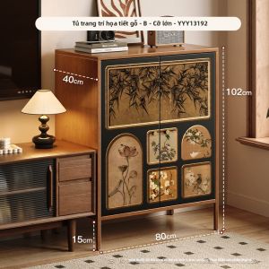 Tủ Lưu Trữ Gần Tường Phong Cách Vintage