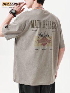 Retro Tie Dye Print Short Sleeve T-Shirt Mens Loose Casual round Neck Summer New Half Sleeve Body Shirt Breathable Cotton Polyester Blend