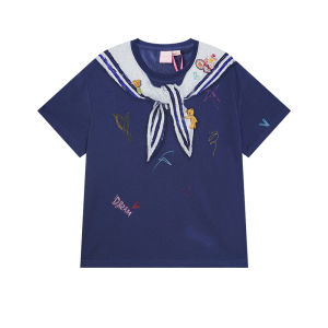 LALABOBO | Sleeveless Two-Layered Campus Style Graffiti T-Shirt New Summer 2026