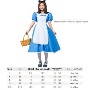 QINGNAN | Alice in Wonderland Character Cosplay Costume