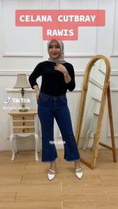 CELANA PANJANG CUTBRAY/JEANS CUTBRAY WANITA/CELANA JEANS KULOT CUTBRAY CELANA JEANS KEKINIAN