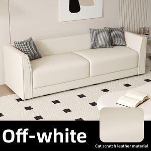 Compact Modern 3-seater Leather Office Sofa