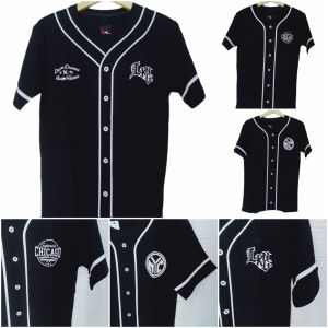 KAOS DISTRO/KAOS PRIA/KAOS MOTIF SABLON BASEBALL/KAOS HITAM