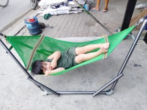 Khung võng em bé sắt sơn tĩnh điện (dành cho bé 0-7 tuổi)