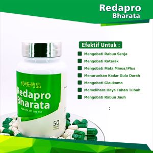 100% ORIGINAL - REDAPRO BHARATA - OBAT HERBAL RABUN JAUH & DEKAT OBAT HERBAL MATA MINUS OBAT KATARAK