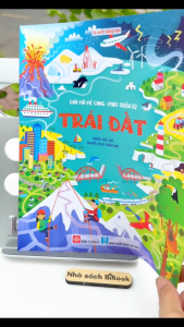 Sách Giải mã mê cung - phát triển IQ - Trái Đất - tủ sách sáng tạo - Đinh Tị Books