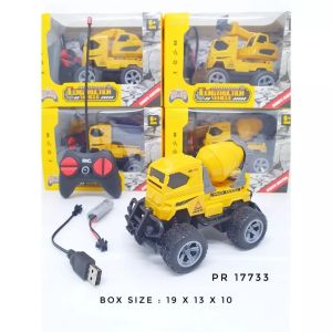 Mainan Anak Rc Truck Konstruksi Offroad Vehicle Scale 1:43