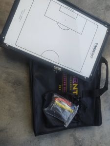Trident Large Magnetic Coaching Board Football (30 x 45cm) Magnetic Football Coaching Training Board Coaching Folio