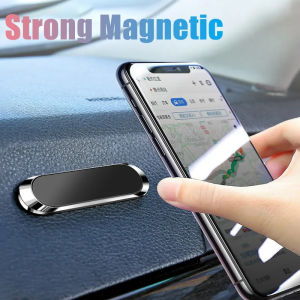 Strip Type Magnetic Car Phone Holder Magnet Mount Mobile Cell Phone Stand Telephone GPS Support For iPhone Xiaomi Huawei Samsung