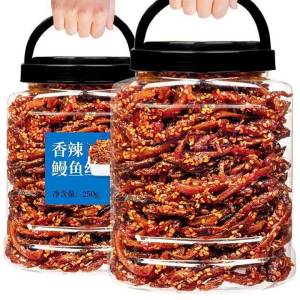 Honey Spicy Ready-to-Eat Eel Jerky Snacks 500g Can