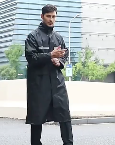 【COD】2025 New Style City Goods Motorcycle Riding Rain Coat Suit Black