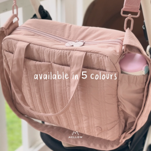 Mellow Mochi Waterproof Diaper Bag | Travel Baby Bag | Multi-Functional Mommy Bag | Lightweight & Spacious