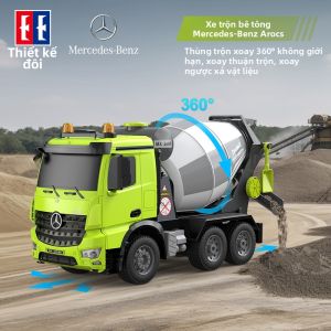 Đồ Chơi Xe Trộn Bê Tông Điều Khiển Từ Xa Cho Trẻ Em