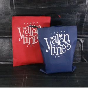 Tote bag Valentine kanvas anti air 28 x 35 cm