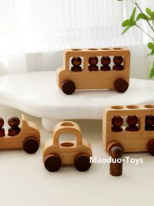 Other | Wooden Montessori Educational Toy Car