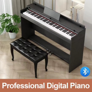 【2025 NEW UPGRADE】Bansid 88 Key Weighted Keyboard Piano with Piano Bench Beginner Digital Piano Full Size Heavy Hammer Weighted Action Electric Piano Keyboard with USB & MIDI