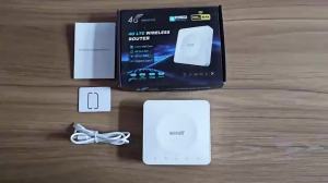 DBIT 4G BOX 300Mbps WiFi6 LTE Router For Sim Card Portable Modem Support 2 LAN Ports  32 Devices  EU/Asia/Africa Bands