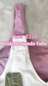 Jass Shop Plus Size U-Back Bralette Sando Wireless Padded Sports Bra With Hook 2204