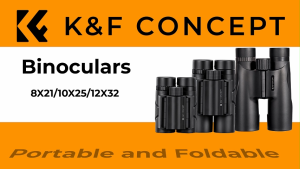 K&F CONCEPT 12x32 Professional HD Binoculars for Kids and Adults Waterproof & Lightweight for Bird Watching Hunting Travel with BAK4 Prism+FMC Lens+IP65 Waterproof & Neck Strap