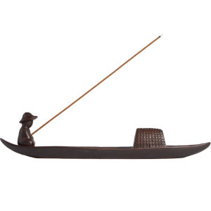 Creative Ceramic Incense Burner Sandalwood Line Incense Holder Indoor Tea Ceremony Aromatherapy Stand Vintage Style Bedside