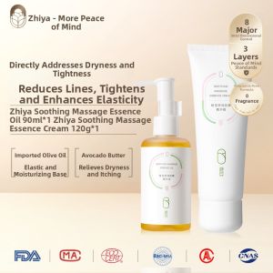 ZHIYA | Pregnancy Stretch Mark Prevention Olive Oil Massage Cream Set