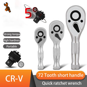 1/4 3/8 1/2 Inch Mini Ratchet Wrench Quick-Release Head Mini Ratchet Wrench Multi-funtion Wrench Tool