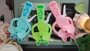 [VS] CARTOON MANUAL FAN HAND PRESSURE FAN SMALL FAN KIDS FAN RAMDOM (SQ614/SQ610/SQ613-1)