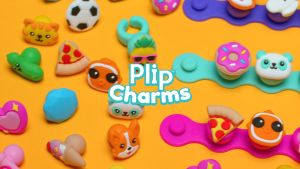 Plip Charms - ของเล่นเซ็ตกำไลข้อมือและแหวนที่มาพร้อมกับ Charms  8 ชิ้น - สำหรับอายุ 4 ขวบขึ้นไป