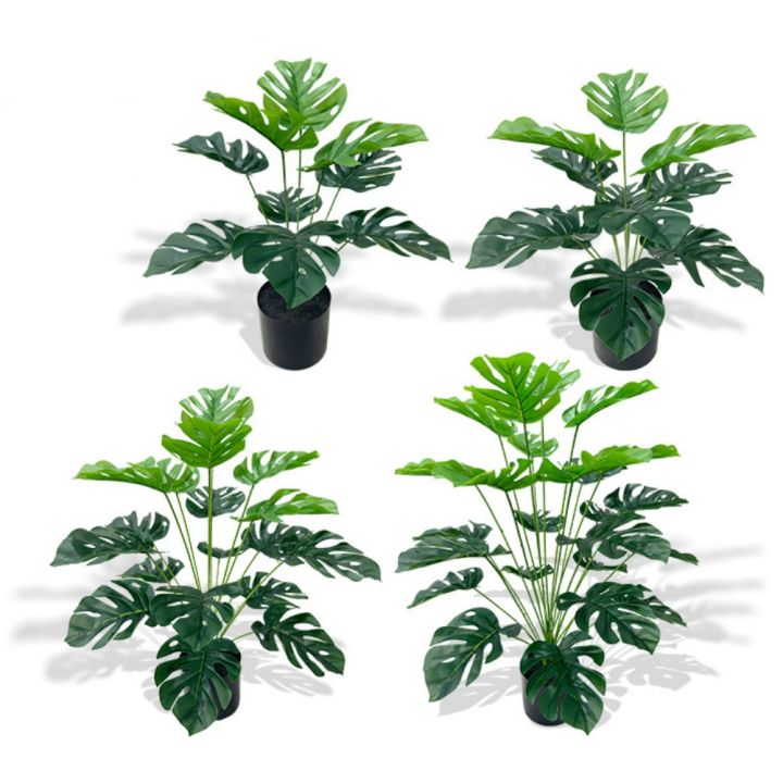 Turtle%20Leaf%20Hyphosis%20Big%20Artificial%20Plants%20White%20Green%20Leaves%20Bonsai%20Simulated%20Plant%20Potted%20For%20Room%20Decor%20Home%20Garden%20Desk%20Orna%20-%20Image%204