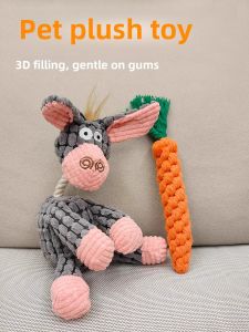 Durable Dog Toys for Teeth Grinding Interactive Pet Supplies Small Dogs Friendly Non Chewable Companion Toys for Dogs