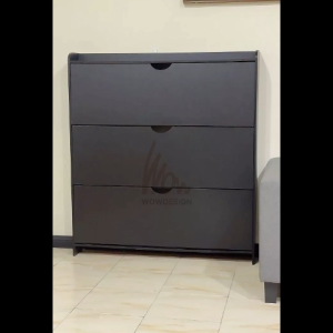 Shoe Cabinet Black Rak kasut bertutup Large Capacity shoes rack Multi-layer shoe rack cabinet kabinet kasut almari kasut