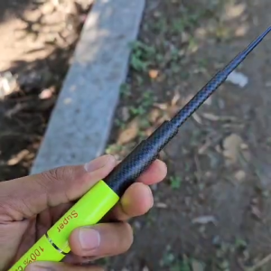 Joran Pancing Tegek yellowfish kaku bahan carbon ruas pendek COD