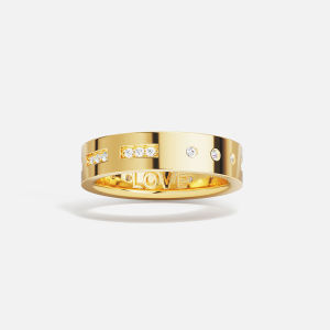 Elegant and Niche Morse Code Couple Rings