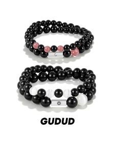 GUDUD | Couples Bracelet Black Obsidian