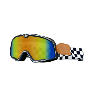 Retro Motorcycle Protective Glasses UV Protection Anti-dust Wind-resistant Helmet Compatible