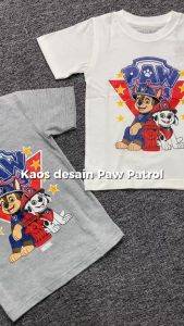 Highest Kids - Kaos Anak Cowok Cewek Gambar Paw Patrol Warna Putih dan Misty Bahan Cotton Combed 30s Ukuran S M L XL Usia 3th 4th 5th 6th 7th 8th 9th 10th HKTS57