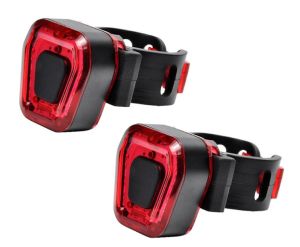 Đèn Xe Đạp Đèn Sau Xe Đạp Sạc USB Phía Trước Đèn Hậu Mũ Bảo Hiểm Xe Đạp Chống Nước Bộ Đèn Cảnh Báo Xe Đạp