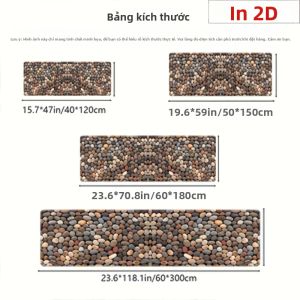 VIKAMA Dép Nỉ Hành Lang Thảm Phong Cách Hiện Đại Dễ Dàng Vệ Sinh Chống Thấm Nước Chống Trơn Trượt Ghế Sofa Phòng Khách Thảm Nhà Bếp Trang Trí Nhà Cửa